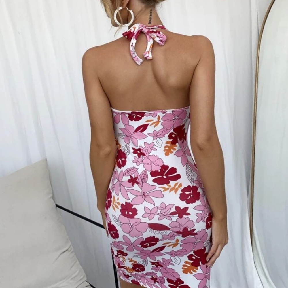 White floral Dress!